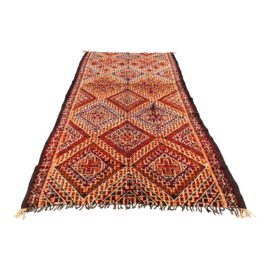 Vintage Moroccan Area Rug - 5′10″ × 11′8″