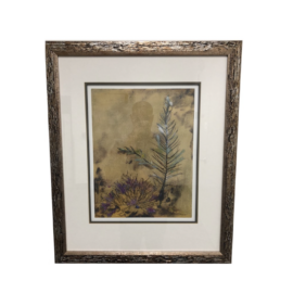 Ethan Allen Framed Jennifer Carlson Botanical "Series A" Giclee #3. Original Price: $400.00
