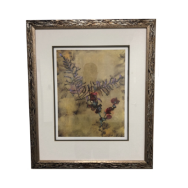 Ethan Allen Framed Jennifer Carlson Botanical "Series A" Giclee #2. Original Price: $400.00