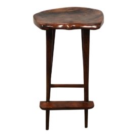 John Borden Black Walnut Tractor Barstool