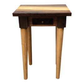 John Borden Handcrafted Maple & Black Walnut End Table