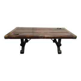 World War II Custom Liberty Ship Hatch Cover Coffee Table