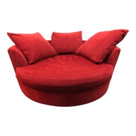 Cuddle Circle Swivel Lounge Chair by Lazar Furniture. Original Price: $2,979.00