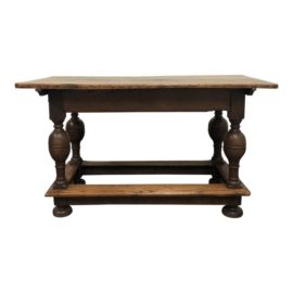 Vintage Spanish Wood Console Table