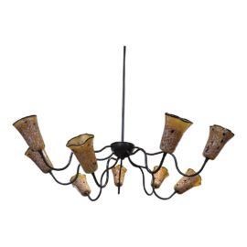 Bacchus Blown Glass Chandelier