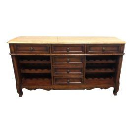 Baker Furniture Milling Road Wine Cabinet + Buffet. Original Price: $5,000.00