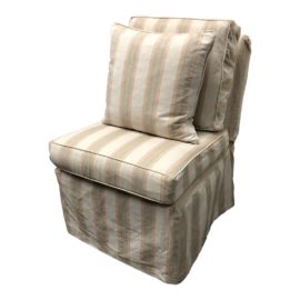 Custom Billy Baldwin Slipper Chair by Fitzgerald   Original Price: $2,980.00