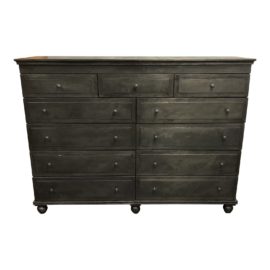 Restoration Hardware Annecy Metal-Wrapped 11-Drawer Dresser. Original Price: $3,595.00