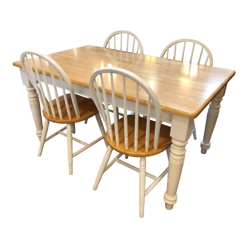 Cottage Style Dining Table And Chairs