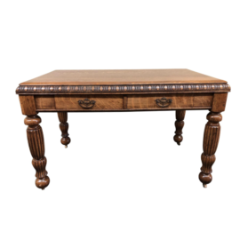 English Golden Oak Writing Desk