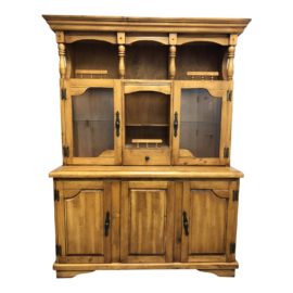 Traditional Wood Two Piece China Cabinet