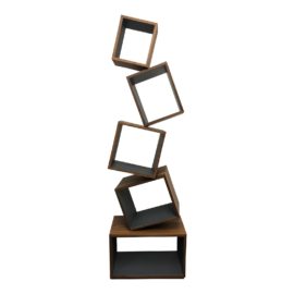 Malagana Equilibrium Walnut Bookcase. Original Price: $1,290.00
