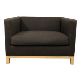 Kroll Furniture Felt Wool Arm Chair