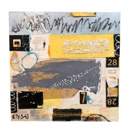Collage A, an Original Mixed Media Painting by Janet Yelner. Original Price: $1,480
