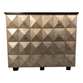 Custom Faceted Front Dresser. Original Price: $7,280