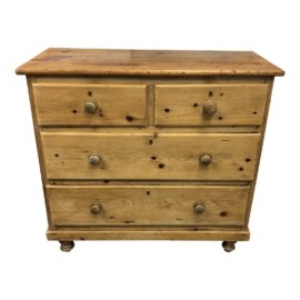 Antique Pine Four Drawer Dresser