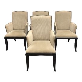 Century Furniture Thomas O'Brien Chelsea Arm Chairs - Set of 4. Original Price: $5,000