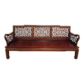 Rosewood Chinese Sofa Bench