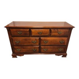 Stanely Furniture Seven Drawer Dresser in Cherry