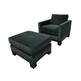 Richter Furniture Custom Chair + Ottoman