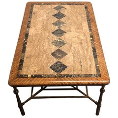 Hooker Furniture Stone Top Coffee Table