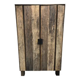 Reclaimed Wood Two Door Armoire. Original Price: $2,150