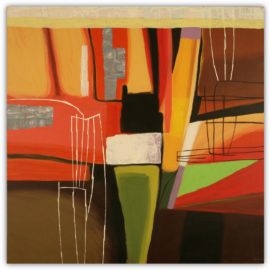 NEW "Red Abstract" by Narudom Wongwitsiriporn