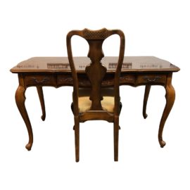 Writing Desk and Chair, From Drexel Heritage