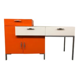 Mid Century Style Modular 2pc Desk Unit