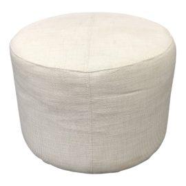 Restoration Hardware Cooper Round Ottoman. Original Price: $396