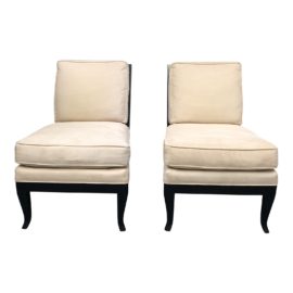 Pair of Genna Lounge Chairs by Lane Venture. Original Price: $4,000
