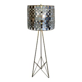 Serena Mirrored Floor Lamp From Oly Studio. Original Price: $2,525
