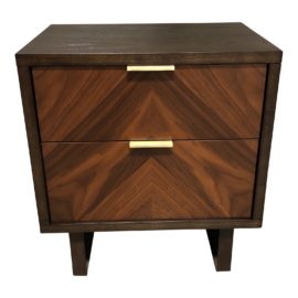 West Elm Two Drawer Chevron Side Table. Original Price: $400