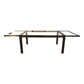 Mastercraft Brass + Glass Extendable Table