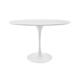 Mid-Century Style Lippa White Table. Original Price: $920