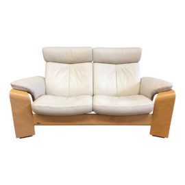 Ekornes Stressless Pegasus Leather Loveseat. Original Price: $3,295