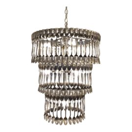 Hester & Cook Triple Tier Spoondelier Chandelier. Original Price: $2,685