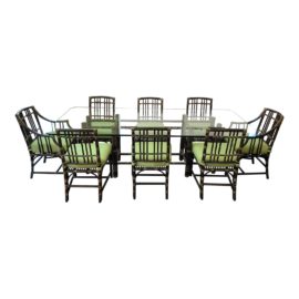 McGuire Dark Tobacco Bamboo Dining Set