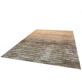 Barbara Barry Tufenkian Tempo Pewter Silk + Wool Area Rug - 16′ × 21′9″. Original Price: $30,000.00