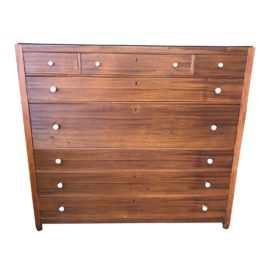 Vintage Marble Top Tall Dresser