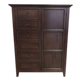 Pottery Barn Hudson Mohogany Chifforobe. Original Price: $1,800