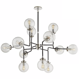 Visual Comfort Twelve Light Bistro Chandelier. Original Price: $2,100