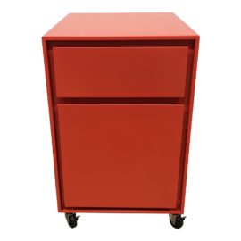 Crate & Barrel Pilsen Paprika File Cabinet. Original Price: $200