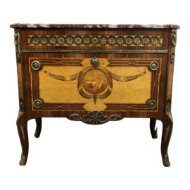 Antique Swedish 3 Drawer Commode