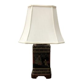 Vintage Wildwood Hand Painted Table Lamp