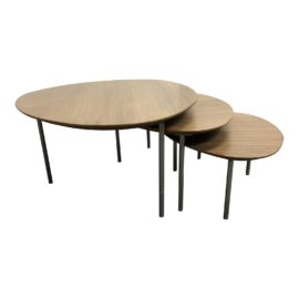 Design Within Reach Set of Three Stua Eclipse Nesting Tables