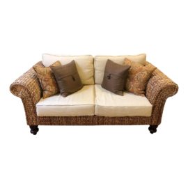 Petite Seagrass Sofa by Palecek