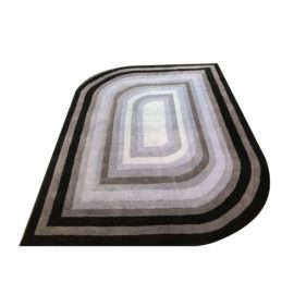 Contemporary Blue Echo Area Rug - 5′9″ × 7′9″