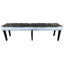 Z Gallerie Lola Silky Champagne Velvet Bench. Original Price: $350