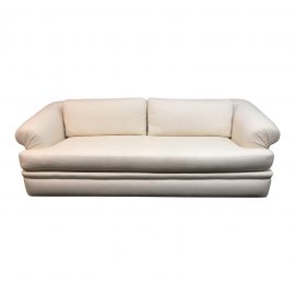A.Rudin Off-White Upholstered Sofa. Original Price $4,037